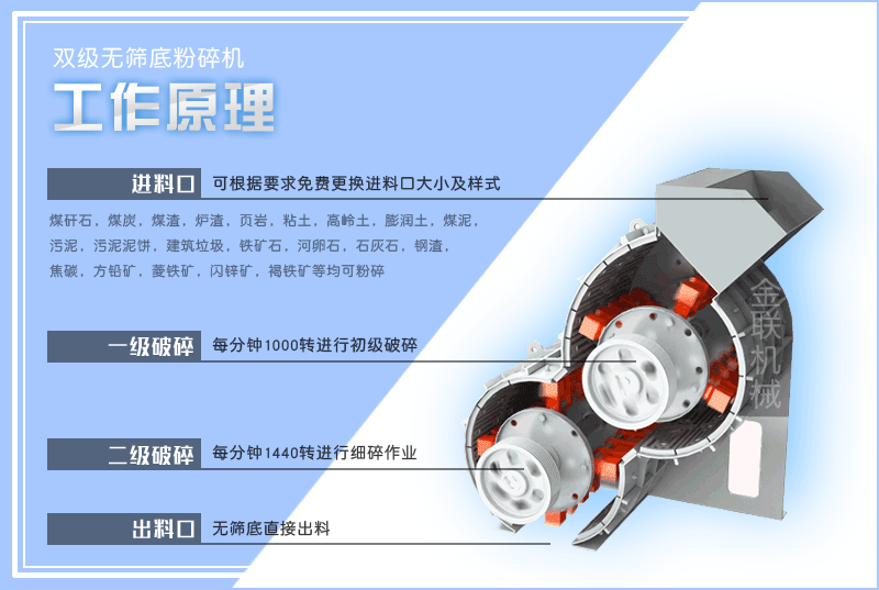 小型頁(yè)巖粉碎機(jī)的型號(hào)有哪些，是怎么來進(jìn)行工作的？